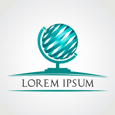 abstract globe - sphere vectorのイラスト素材