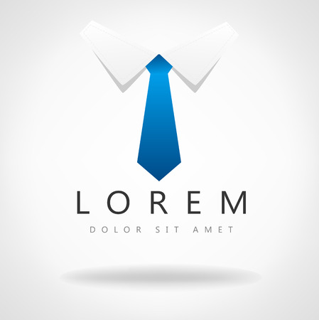Tie vector. Business symbol.のイラスト素材