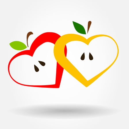 Apple symbol. Vector illustration.のイラスト素材