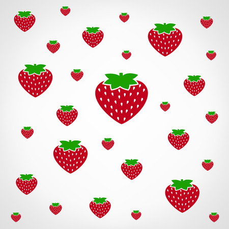 strawberry vectorのイラスト素材