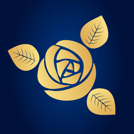 golden roseのイラスト素材