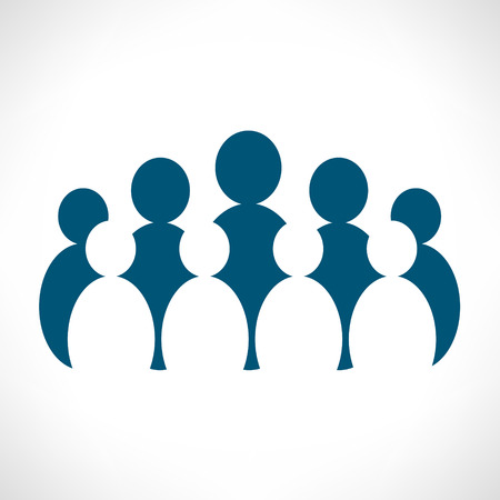 People logo. Vector illustration.のイラスト素材