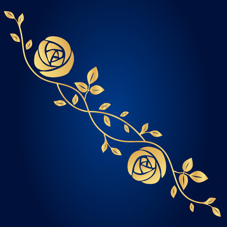 roses vector logoのイラスト素材