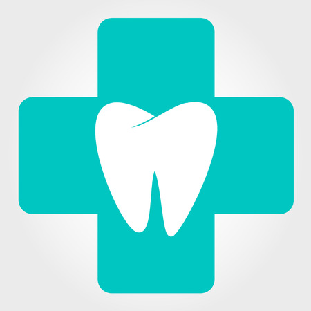 tooth logo. vector illustration.のイラスト素材
