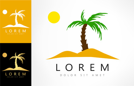 Tropical logoのイラスト素材