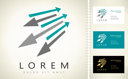 Arrows vector logoのイラスト素材