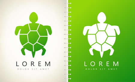 Turtle logo vector. Animal design.のイラスト素材