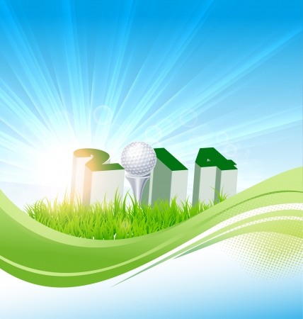 2014 yearのイラスト素材