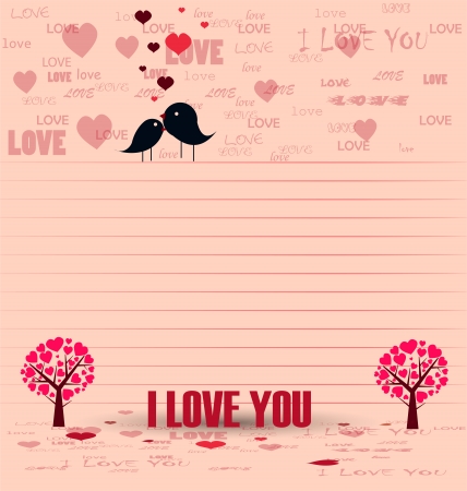 Stylized Valentine's Day Decorationのイラスト素材
