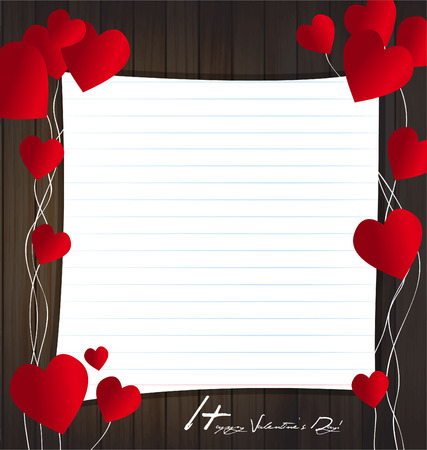 Stylized Valentine's Day Decorationのイラスト素材