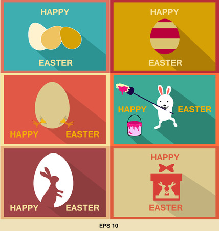 Happy Easterのイラスト素材