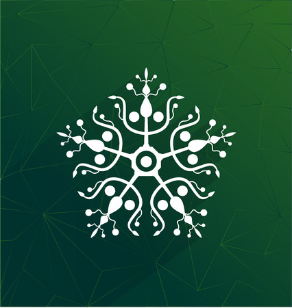 snowflakeのイラスト素材