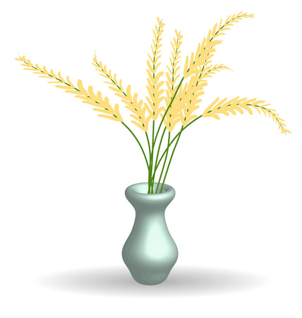 Grass With Flowers Illustrationのイラスト素材