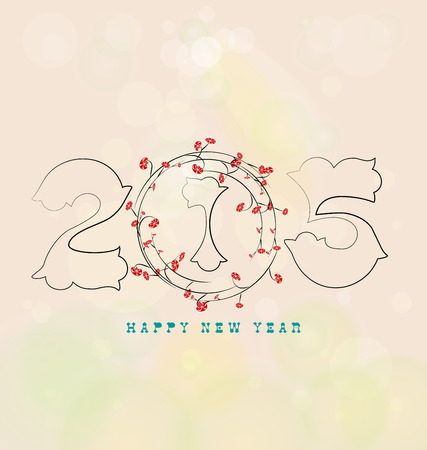 Merry Christmas and Happy New Yearのイラスト素材