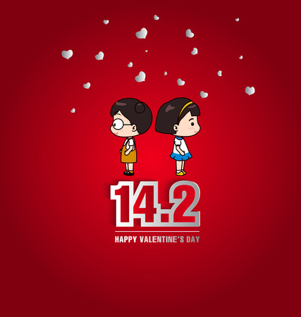 Happy Valentines Dayのイラスト素材