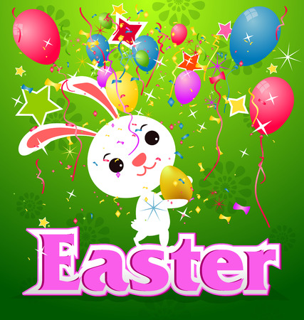 Happy Easterのイラスト素材