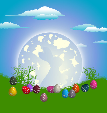 Happy Easterのイラスト素材