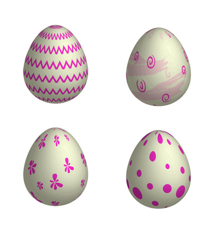 Happy Easter eggsのイラスト素材