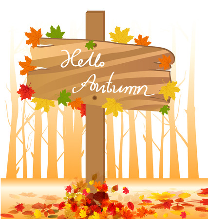 autumn backgroundのイラスト素材