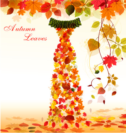 autumn backgroundのイラスト素材