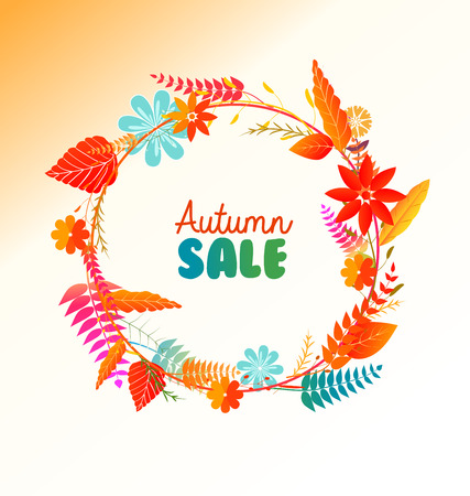 autumn backgroundのイラスト素材