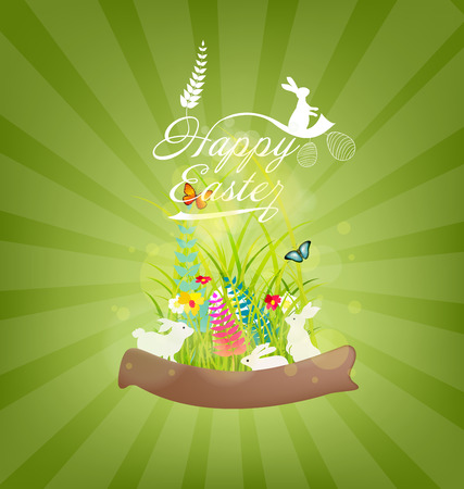 Happy Easterのイラスト素材