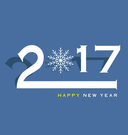 Happy new year 2017のイラスト素材