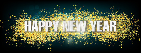 Happy New Year 2017 holiday background designのイラスト素材