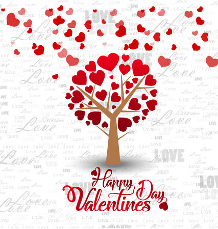 Happy Valentines Day card. love romantic backgroundのイラスト素材