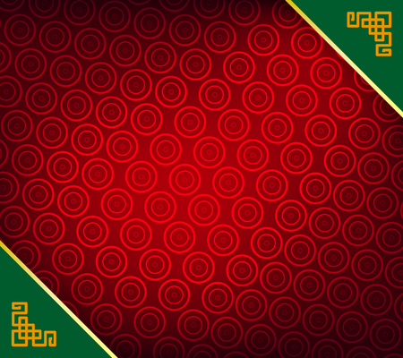 Happy new year 2018 greeting card and Chinese new year of the dog.のイラスト素材