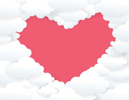 White clouds seamless pattern light blue sky and holiday background.のイラスト素材