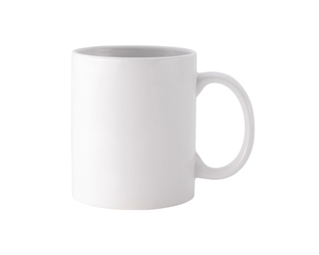 mug on isolated background with  . Blank drink  for your design.の写真素材