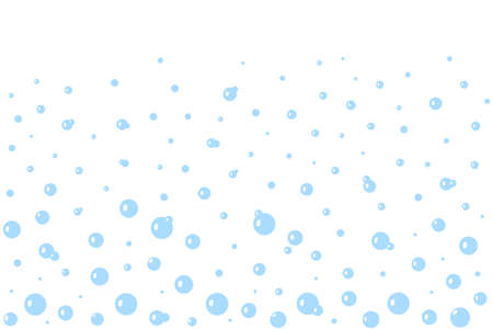 Bubbles fizz background Soap and foam Suds Abstract seamless pattern vector illustration cleaning concept Design wallpapers for prints bodycare, shampoo, toiletries, freshness, hygiene, bathroomのイラスト素材