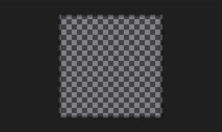 Old cinematic frame on a transparent background Video Camera roll Vector illustrationのイラスト素材