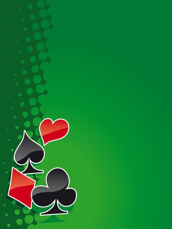Poker and casino background (magazine, web) のイラスト素材