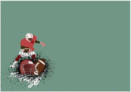 Abstract color american football background with spaceの写真素材