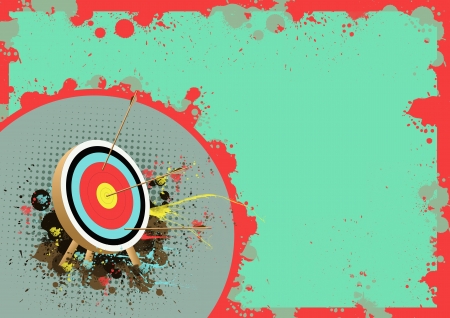 Abstract Color Archer sport background with space の写真素材