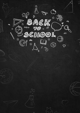 Back to school sales poster or flyer background with spaceの写真素材