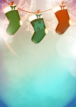 Advent or christmas advert poster or flyer background with empty spaceの写真素材