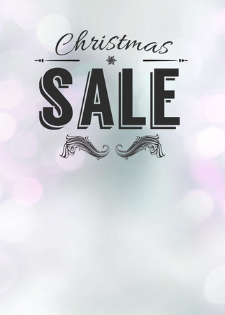 Advent or christmas offer and sale advert poster or flyer background with empty spaceの写真素材