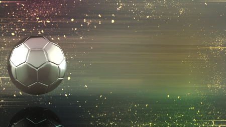 Abstract soccer or football sport invitation poster or flyer background with empty spaceの写真素材