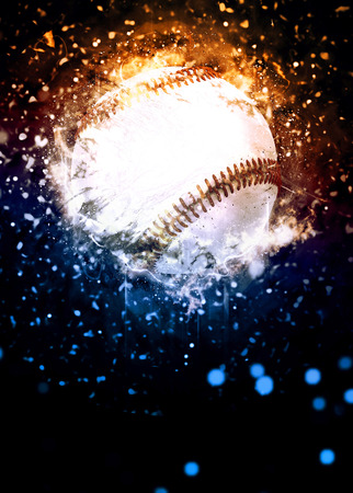 Abstract baseball sport invitation poster or flyer background with empty spaceの写真素材