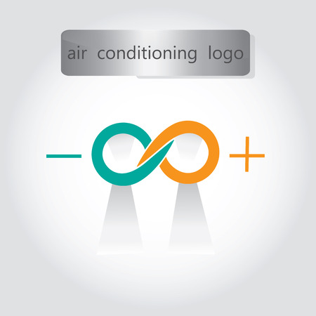 air conditioning decorative design element isolated abstract art illustration light backgroundのイラスト素材