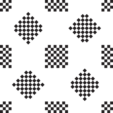 chessboard black and white pattern abstract white backgroundのイラスト素材