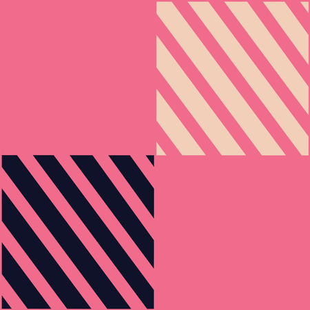 abstract texture background in the style of contemporary graphic stripes in dark blue square pink for booklets presentation brochuresのイラスト素材