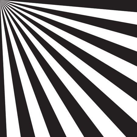 background black-and-white stripes sunburst sunrise modern abstract creative graphic illustrationのイラスト素材