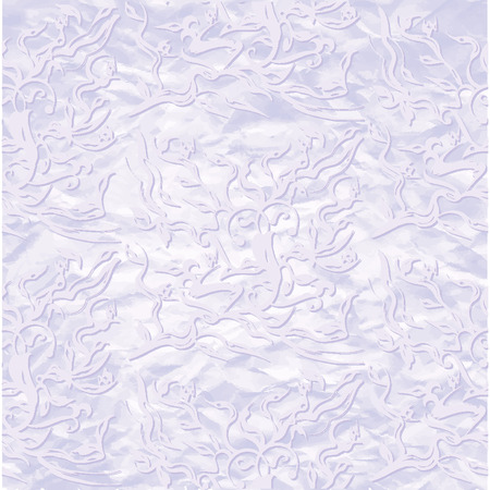 floral ornament on the original background - compressed paper - white on white - art creative abstract vectorのイラスト素材