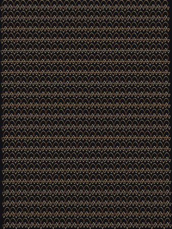 Background - golden lacy weaving - on black background - festive decoration - vectorのイラスト素材