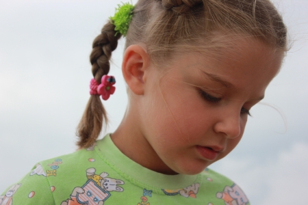 child in summer 2012の写真素材