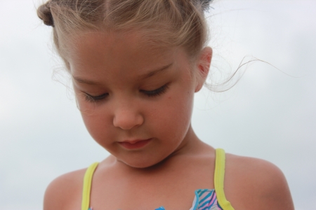 child in summer 2012の写真素材